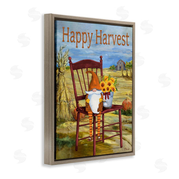Stupell Industries Paul Brent | Happy Harvest Country Gnome Wall Art