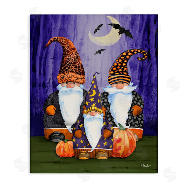 stupell industries Paul Brent | Three Halloween Gnomes Wall Art