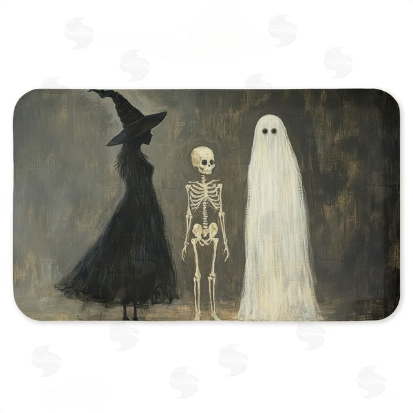 stupell industries Petal Prints Design | Halloween Terror Trio Anti-Fatigue Mat