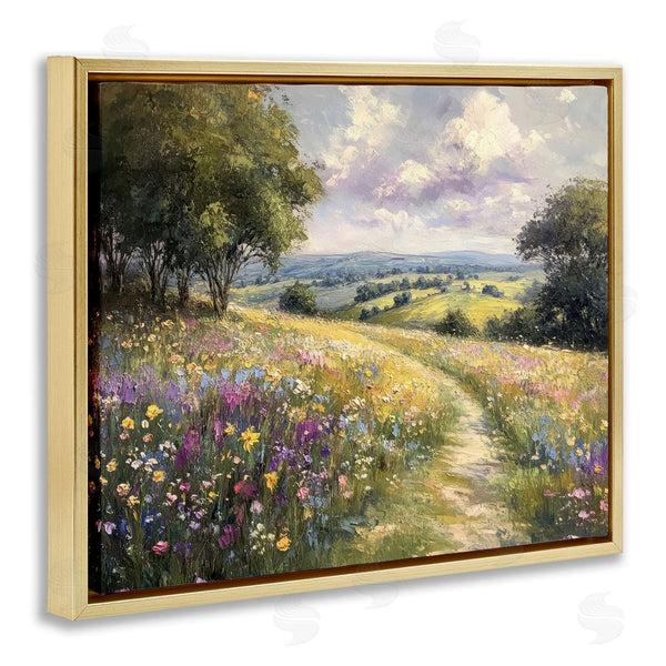 Stupell Industries Petal Prints Design | Peaceful Path Through Meadow