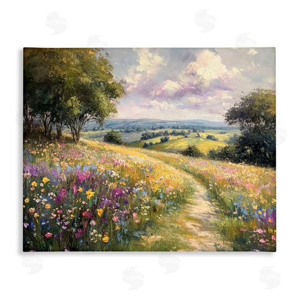 stupell industries Petal Prints Design | Peaceful Path Through Meadow