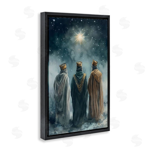 Stupell Industries Petal Prints Design | Three Wise Men & North Star Wall Art