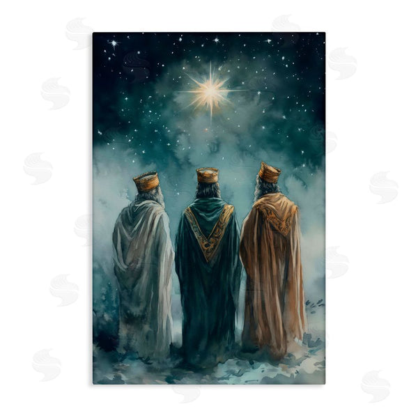 stupell industries Petal Prints Design | Three Wise Men & North Star Wall Art