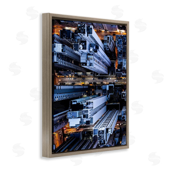 Stupell Industries PhotoINC. Studio | City Lights Buildings From Above