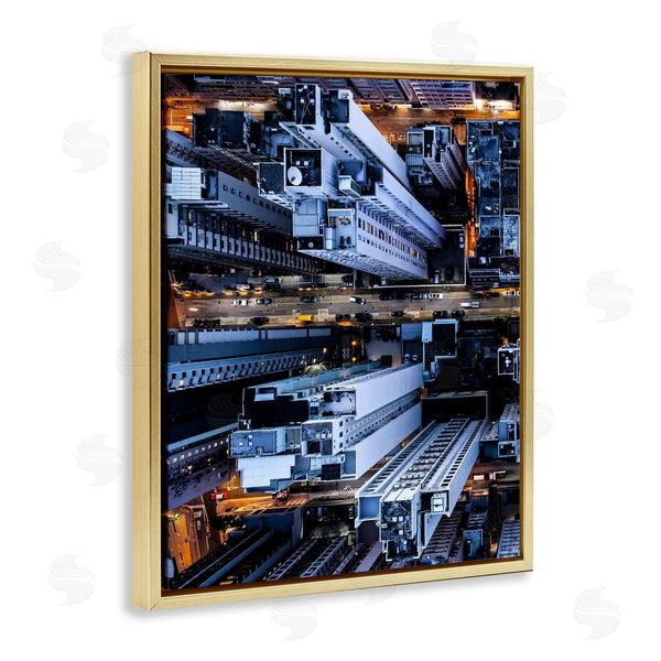Stupell Industries PhotoINC. Studio | City Lights Buildings From Above