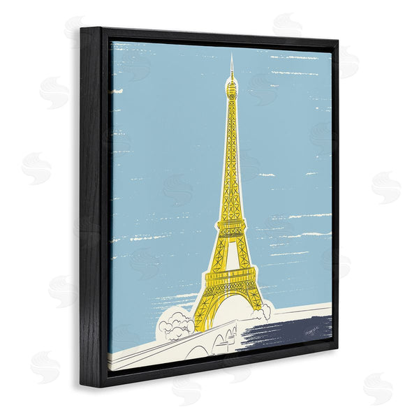 Stupell Industries Pragya Kothari | Eiffel Tower Architecture