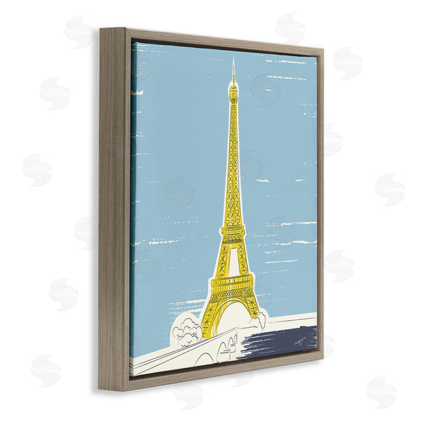 Stupell Industries Pragya Kothari | Eiffel Tower Architecture