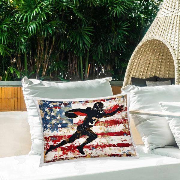 Stupell Industries Ray Powers | Gridiron Glory Player Throw Pillow