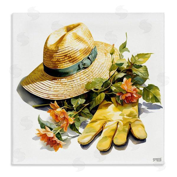 stupell industries RB | Floral Gardening Gear Wall Art