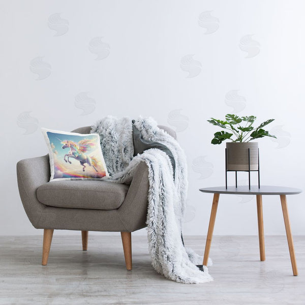 Stupell Industries RB | Majestic Flying Unicorn Printed Throw Pillow