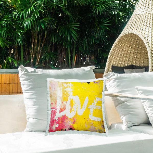 Stupell Industries RB | Urban Love Paint Style Printed Throw Pillow