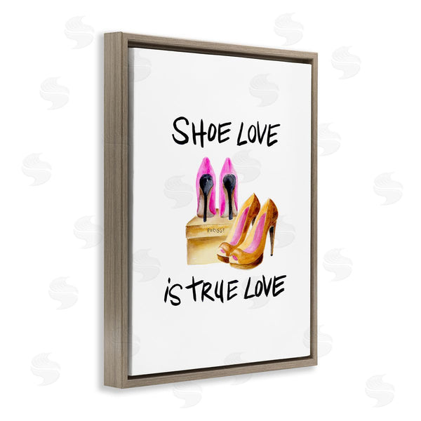 Stupell Industries Regina Moore | Shoe Love True Love Phrase