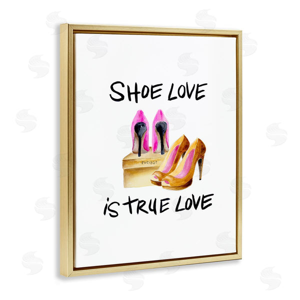 Stupell Industries Regina Moore | Shoe Love True Love Phrase