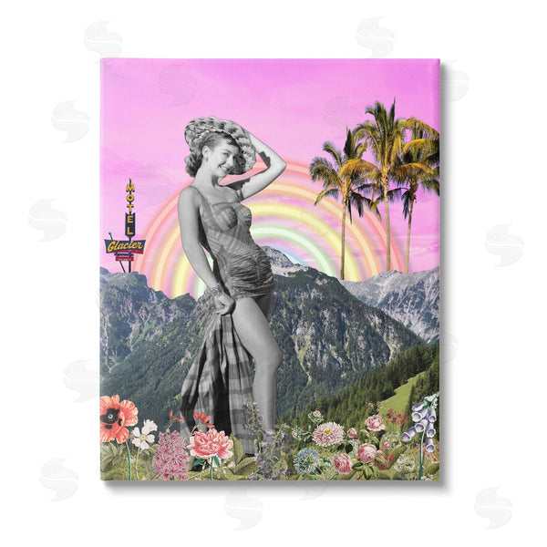 stupell industries Regina Moore | Summer Woman & Flowers Wall Art