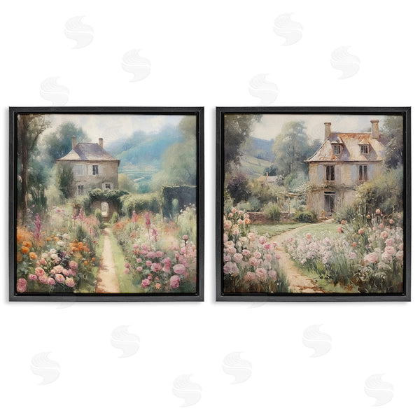 Stupell Industries Riley B | Quaint French Country Garden Wall Art