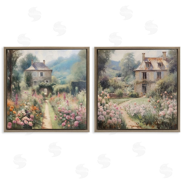 Stupell Industries Riley B | Quaint French Country Garden Wall Art