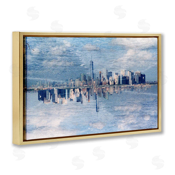 Stupell Industries Robin Vandenabeele | City Skyline Reflection