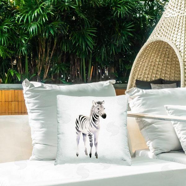 Stupell Industries Roozbeh | Minimal Zebra Foal Throw Pillow