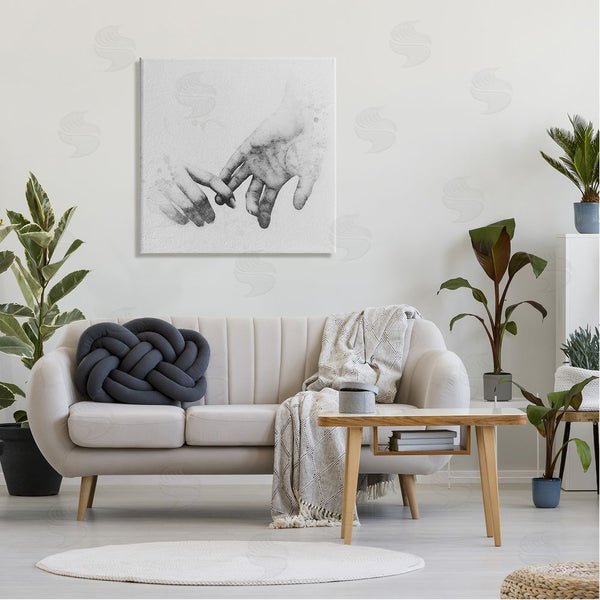 Stupell Industries Ros Ruseva | Holding Hands Drawing Wall Art