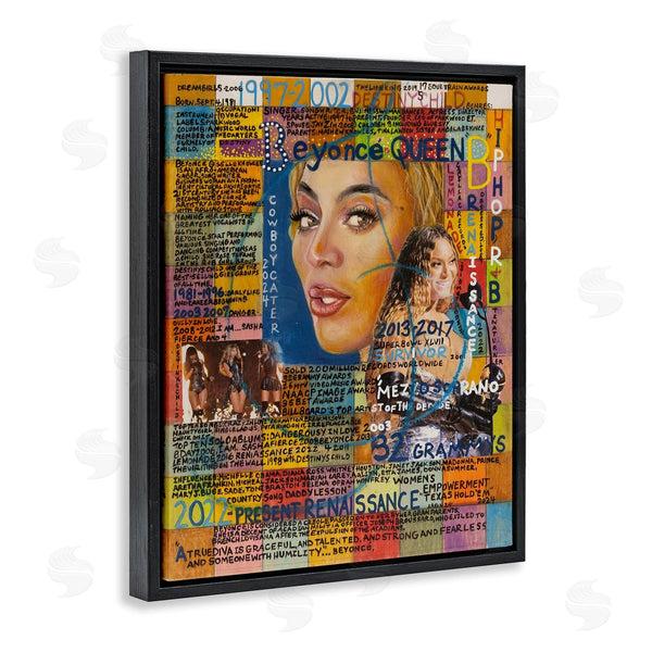 Stupell Industries Sabin | Beyonce Musician Collage Wall Art