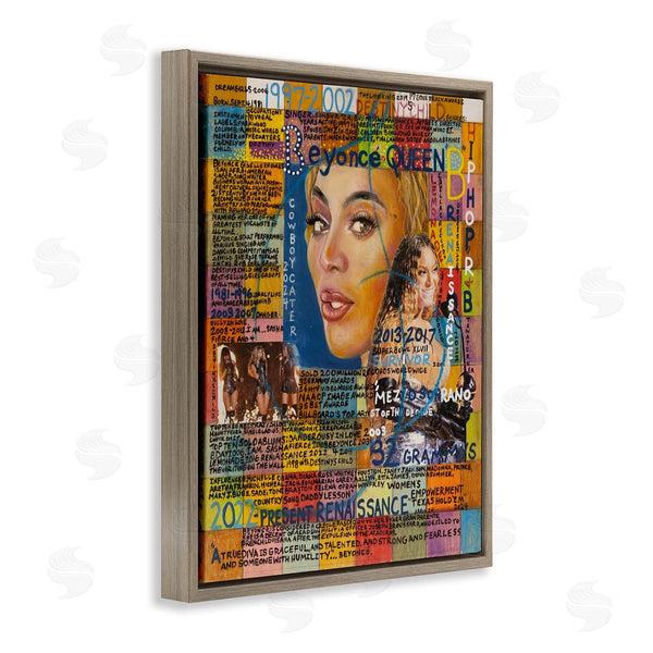 Stupell Industries Sabin | Beyonce Musician Collage Wall Art