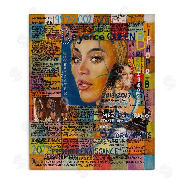 stupell industries Sabin | Beyonce Musician Collage Wall Art