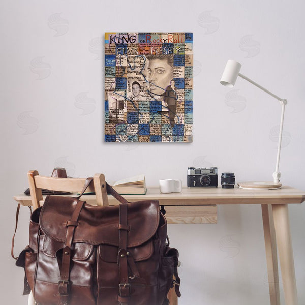 Stupell Industries Sabin | Elvis Presley Collage Wall Art
