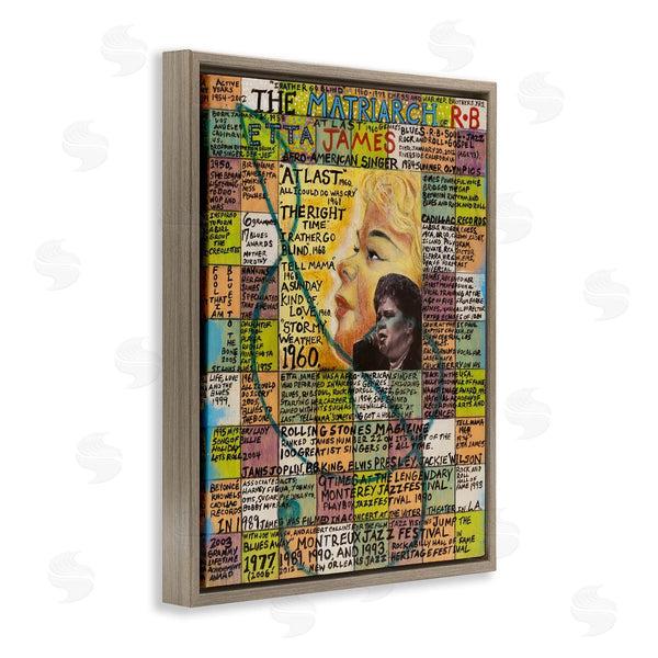 Stupell Industries Sabin | Etta James Collage Wall Art