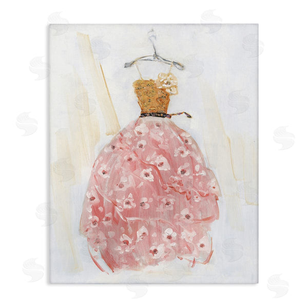 stupell industries Sally Swatland | Elegant & Sophisticated Pink Gown