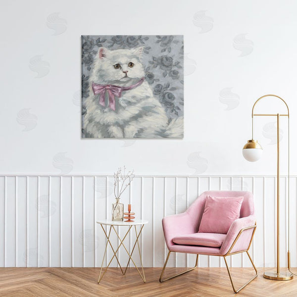 Stupell Industries Sara G. Designs | Coquette Kitty Portrait Wall Art