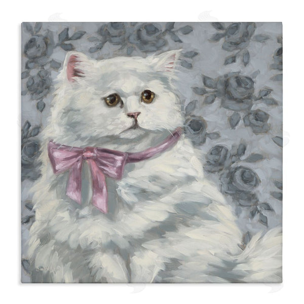 stupell industries Sara G. Designs | Coquette Kitty Portrait Wall Art