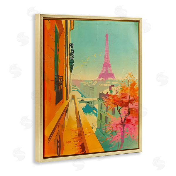 Stupell Industries Sasha | Modern Eiffel Tower Wall Art