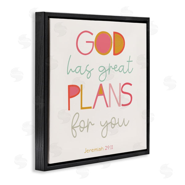 Stupell Industries SD Graphics Studio | God's Plans For You Wall Art
