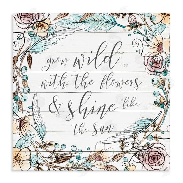 stupell industries SD Graphics Studio | Grow Wild With Flowers Wall Art