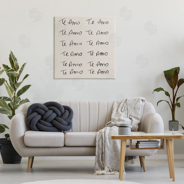 Stupell Industries SD Graphics Studio | Te Amo Repetitivo Wall Art