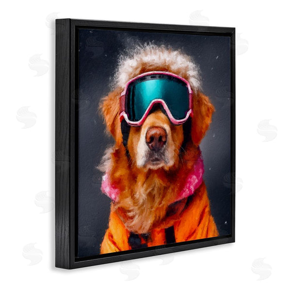 Stupell Industries Sean Parnell | Ski Dog With Goggles Wall Art