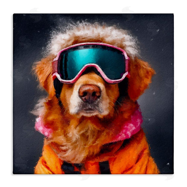 stupell industries Sean Parnell | Ski Dog with Goggles Wall Art