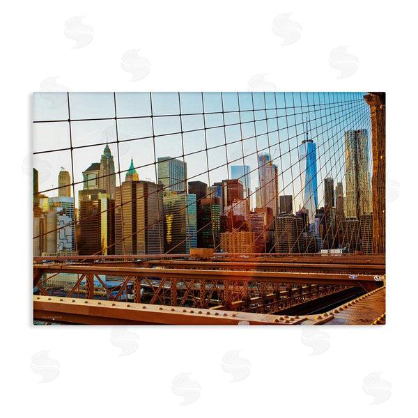 stupell industries Seven Trees Design | Cityscape Through Bridge Wall Art