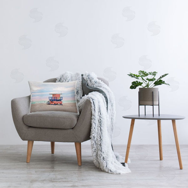 Stupell Industries Seven Trees Design | Patriotic Lifeguard Hut