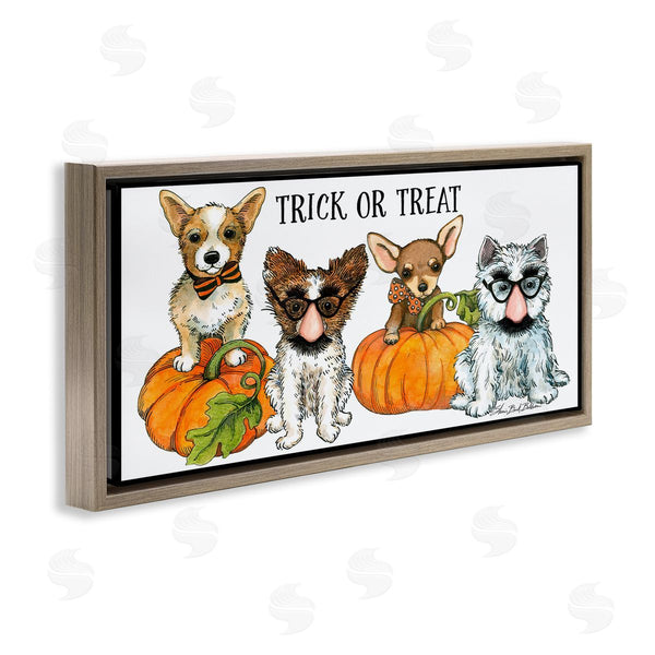 Stupell Industries Sherri Buck Baldwin | Trick Or Treat Festive Dogs Wall Art