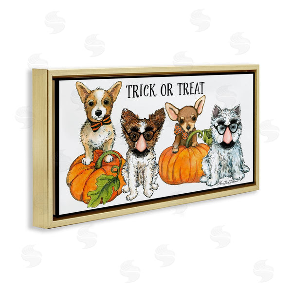 Stupell Industries Sherri Buck Baldwin | Trick Or Treat Festive Dogs Wall Art