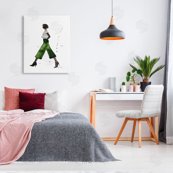 Stupell Industries Simone Elum | Casual Fashion Girl Wall Art