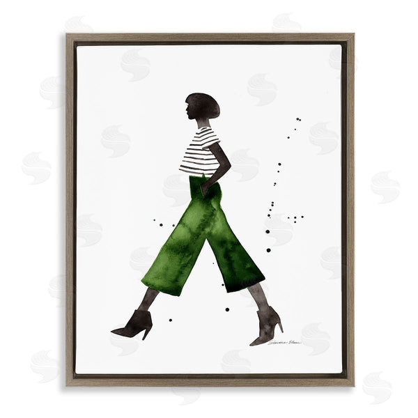 stupell industries Simone Elum | Casual Fashion Girl Wall Art