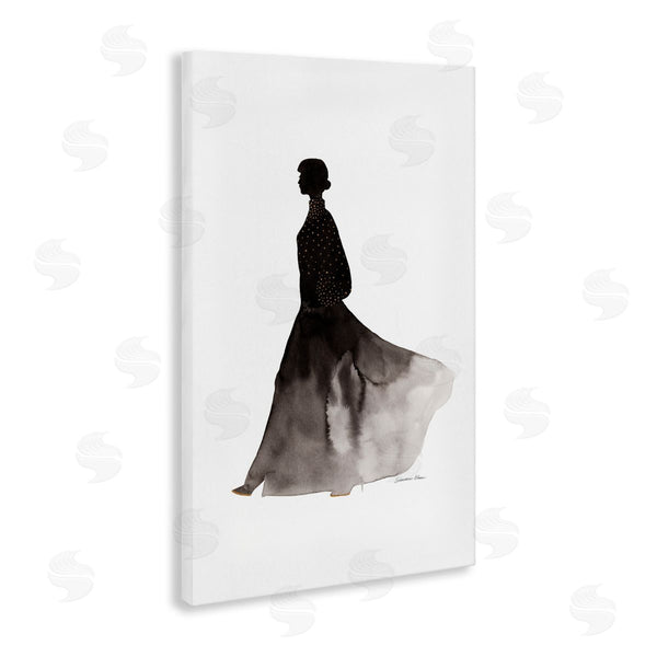 Stupell Industries Simone Elum | Covered In Gold Silhouette