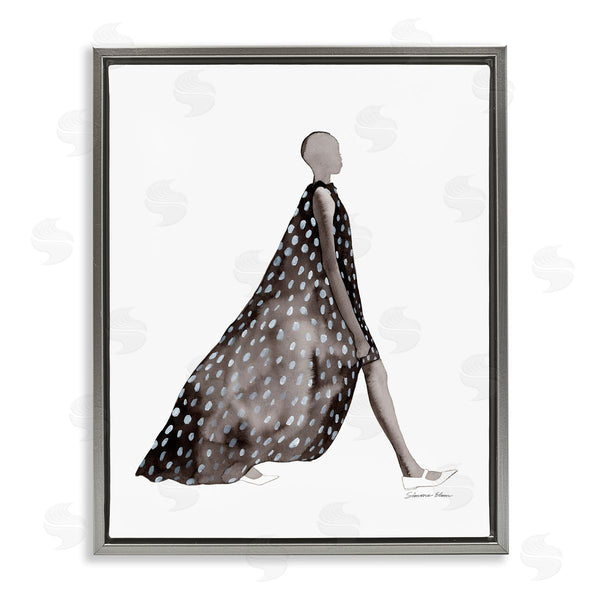 stupell industries Simone Elum | Fashion Silhouette Girl Wall Art