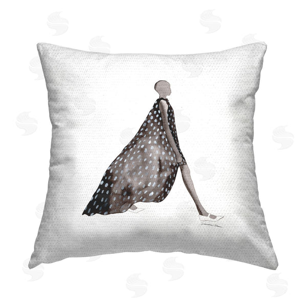 Stupell Industries Simone Elum | Glam Patterned Dress Printed Throw Pillow