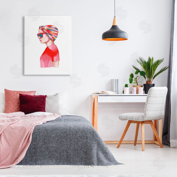 Stupell Industries Simone Elum | Woman In Red Headwrap Wall Art