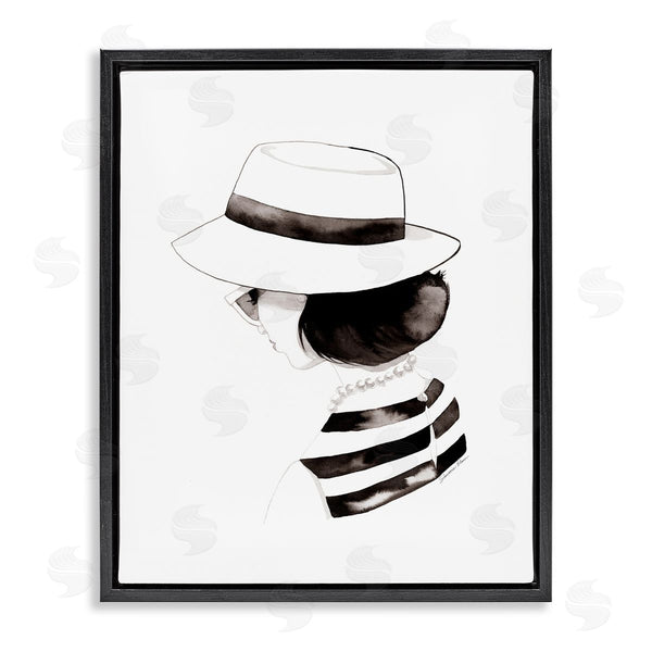 stupell industries Simone Elum | Woman in Sun Hat Wall Art