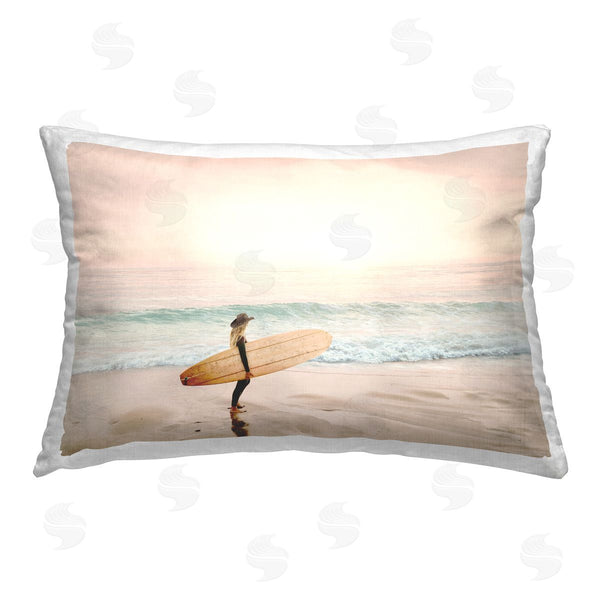 stupell industries Sisi and Seb | Surfer Cowgirl on Beach