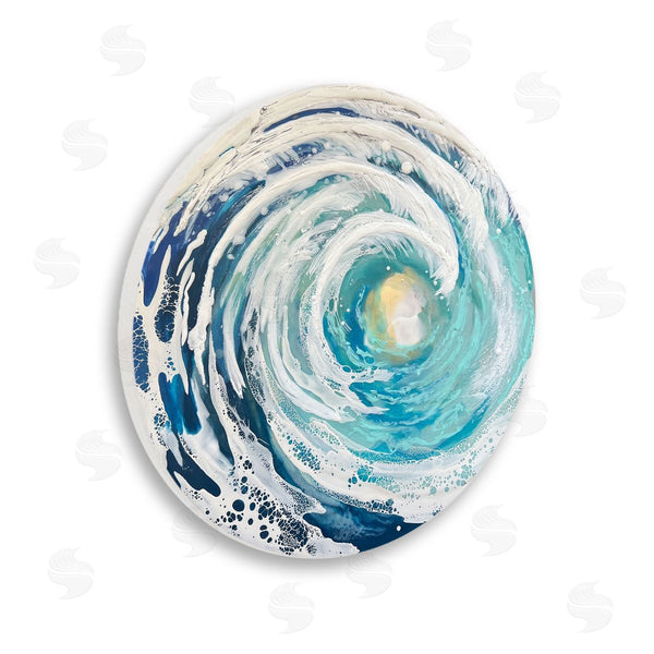 stupell industries Stacy Gresell | Round Sea Waves Wall Art